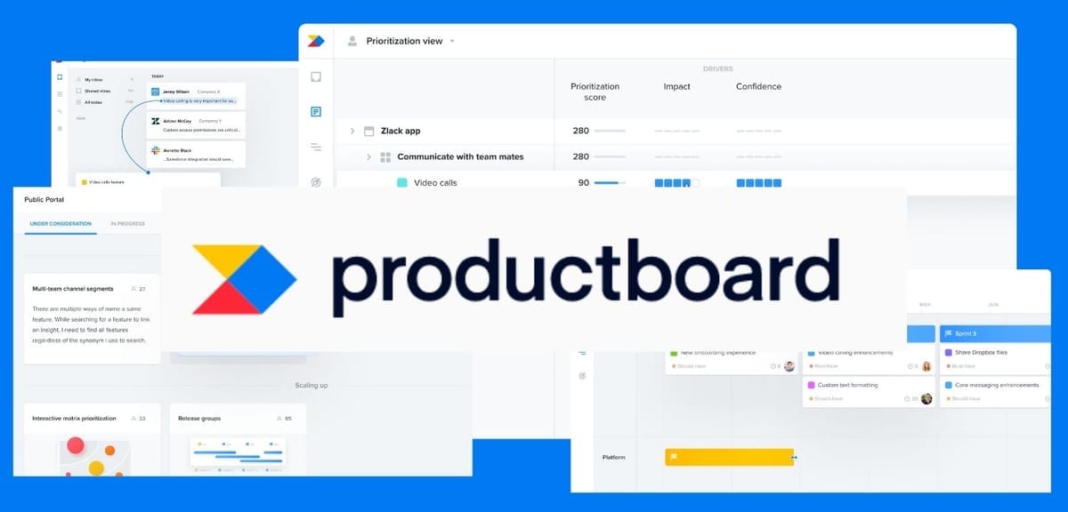 Productboard per aziende: vantaggi