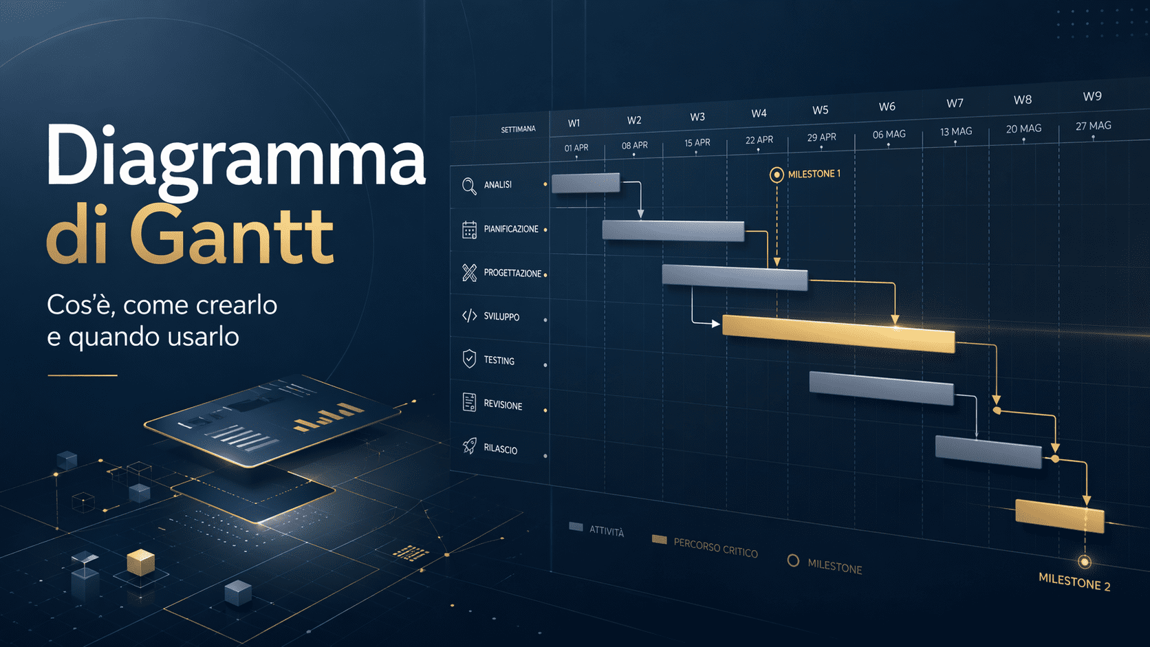 Diagramma di Gantt: cos’è, come crearlo e quando usarlo