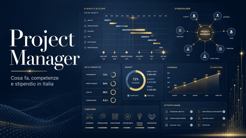 project manager cosa fa